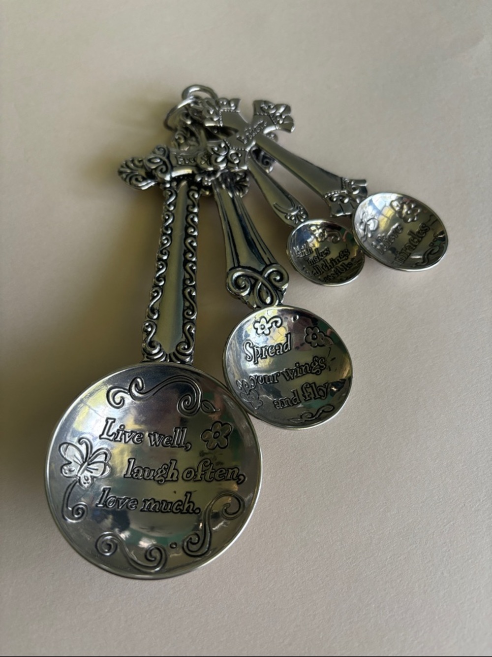 Set 4 measuring spoon set